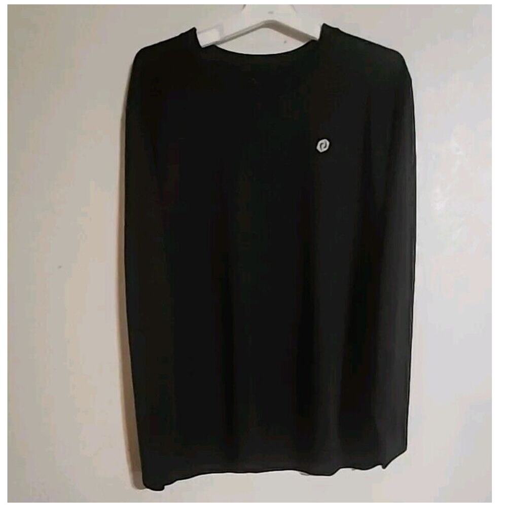 SB Tech Cool Play Mens Long Sleeve Shirt Black sz XXL Regular Fit
